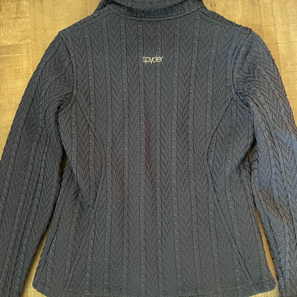 Spyder Dark Blue Jacket Medium - Picture 1 of 2